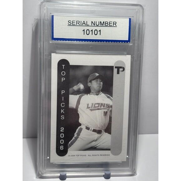 Daisuke Matsuzaka Graded Gem Mint 10 Seibu Lions Serial #d Boston Red Sox 2006 - Picture 3 of 3